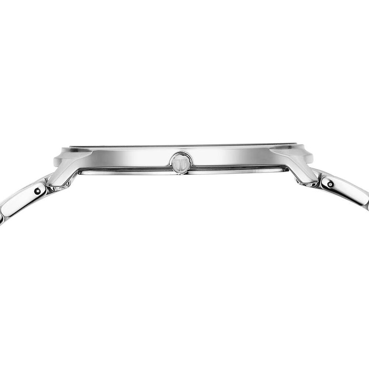 Titan Edge Murals Quartz Analog Blue Dial Stainless Steel Strap Watch For Men-1843SM03