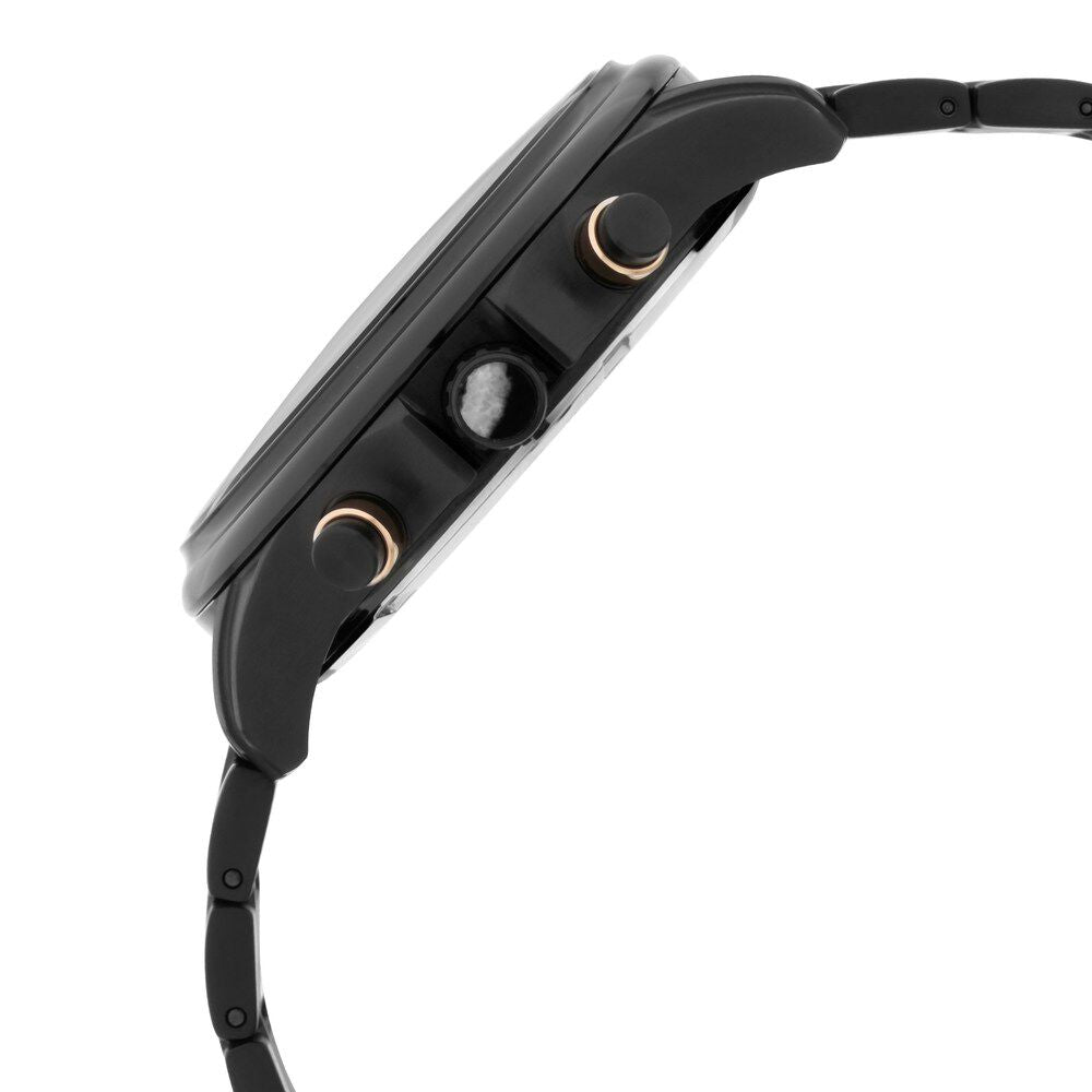 Titan Grandmaster Black Dial Chronograph Stainless Steel Strap watch for Men NS1847KM02