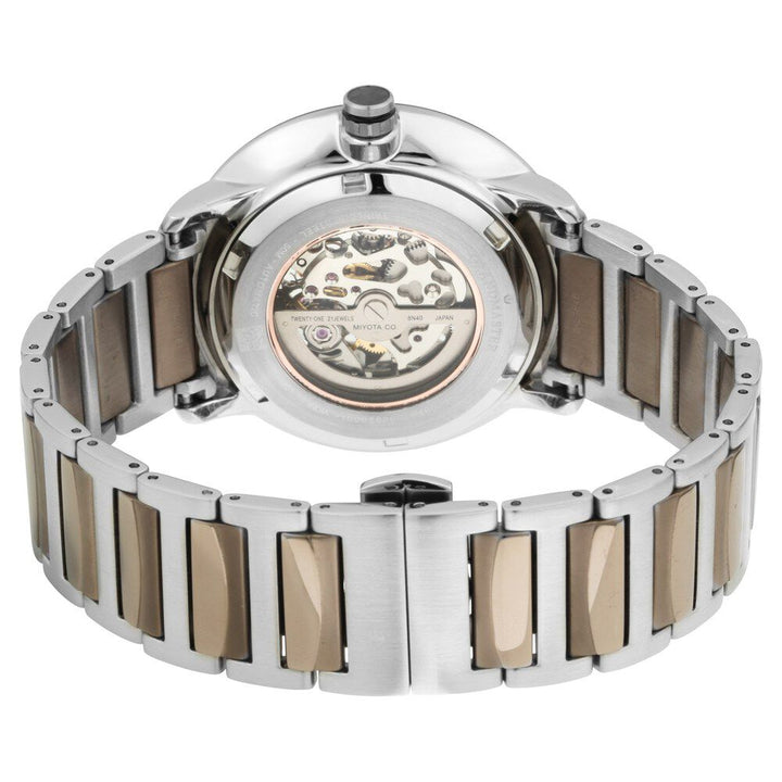 Titan Grandmaster Anthracite Dial Automatic Stainless Steel Strap watch for Men-NR1848KM01