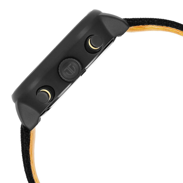 Titan Octane Aerobatics Black Chrono Fabric Strap Watch for Men NS1856NL01