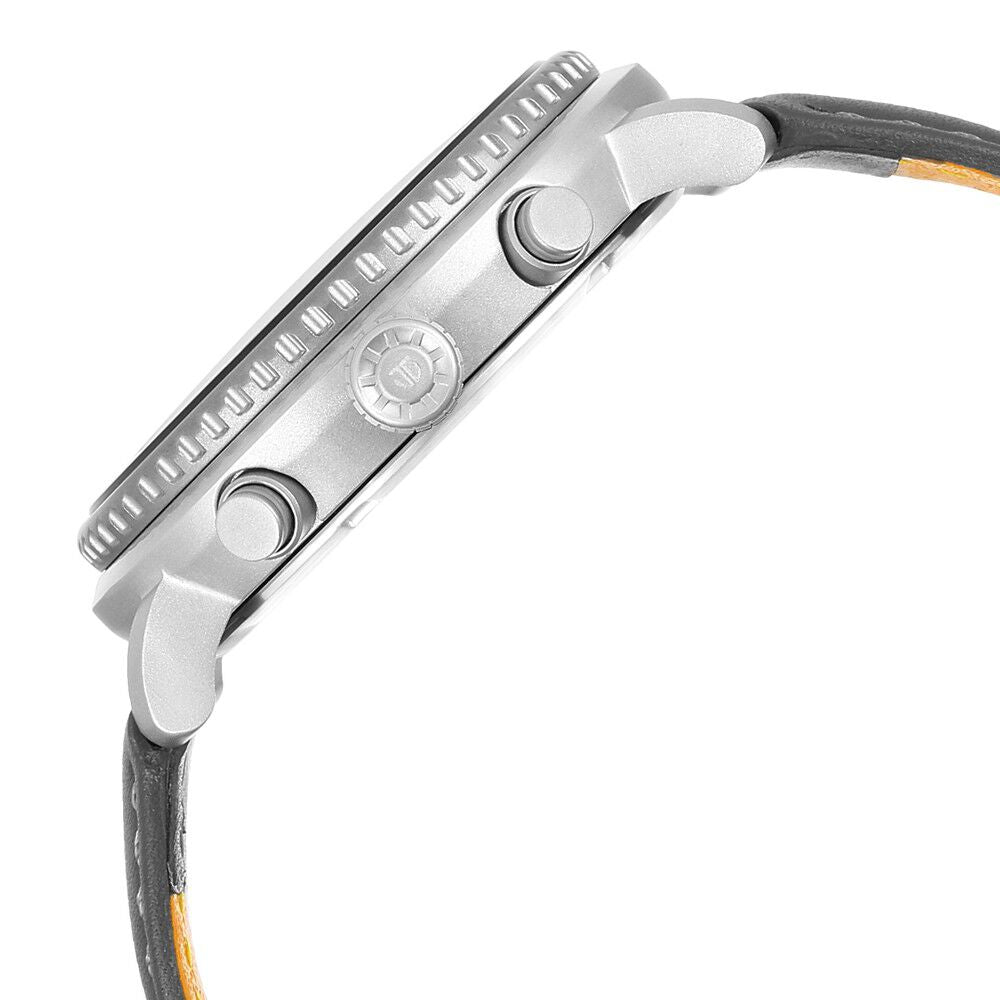 Titan Octane Aerobatics Anthracite Dial Chronograph Leather Strap Watch for Men - The Watch Factory ®