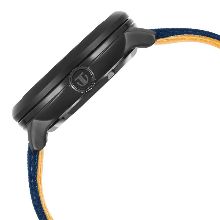 Titan Octane Aerobatics Mechanical Analog Black Dial Nylon Strap Watch for Men - The Watch Factory ®