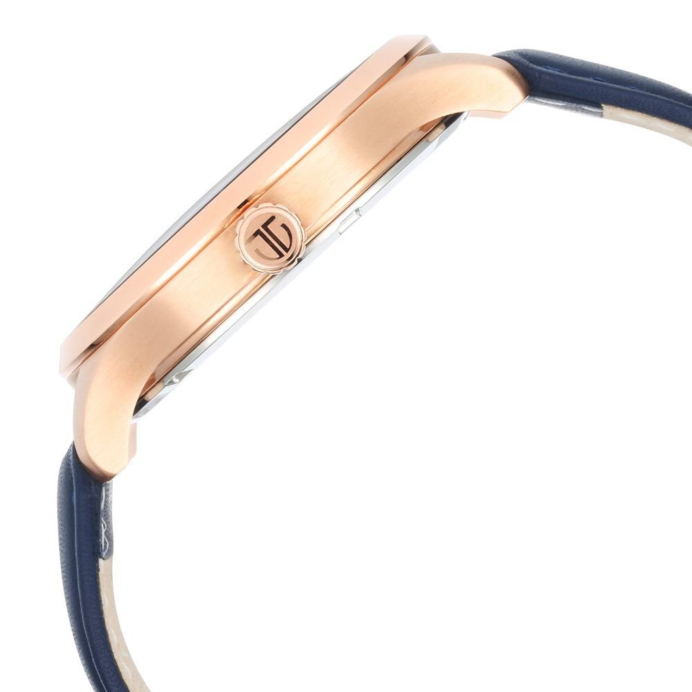 Titan Punjab Collection Blue Dial Analog with Date Leather Strap Watch for Men - The Watch Factory ®