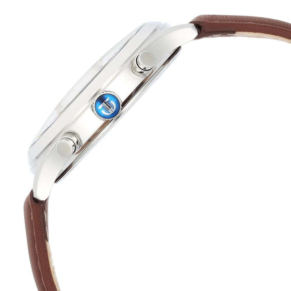 Titan Sapphire Quartz Multifunction Blue Dial Leather Strap Watch for Men - The Watch Factory ®