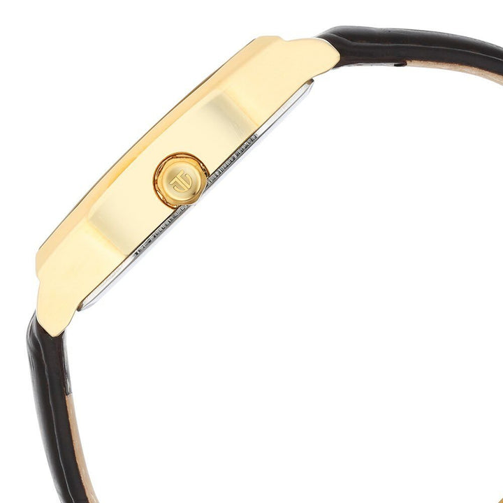 Titan Regalia Opulent White Dial Analog with Day and Date Leather Strap Watch for Men - The Watch Factory ®