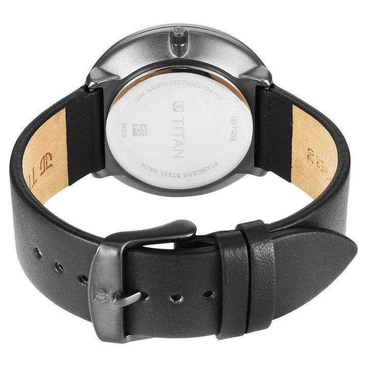 Titan Slim Quartz Multifunction Grey Dial Quartz Stainless Steel Strap Watch for Men - The Watch Factory ®