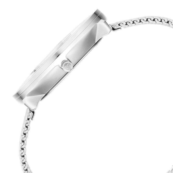 Titan Slim Quartz Multifunction Black Dial Stainless Steel Strap watch for Men NR1877SM01