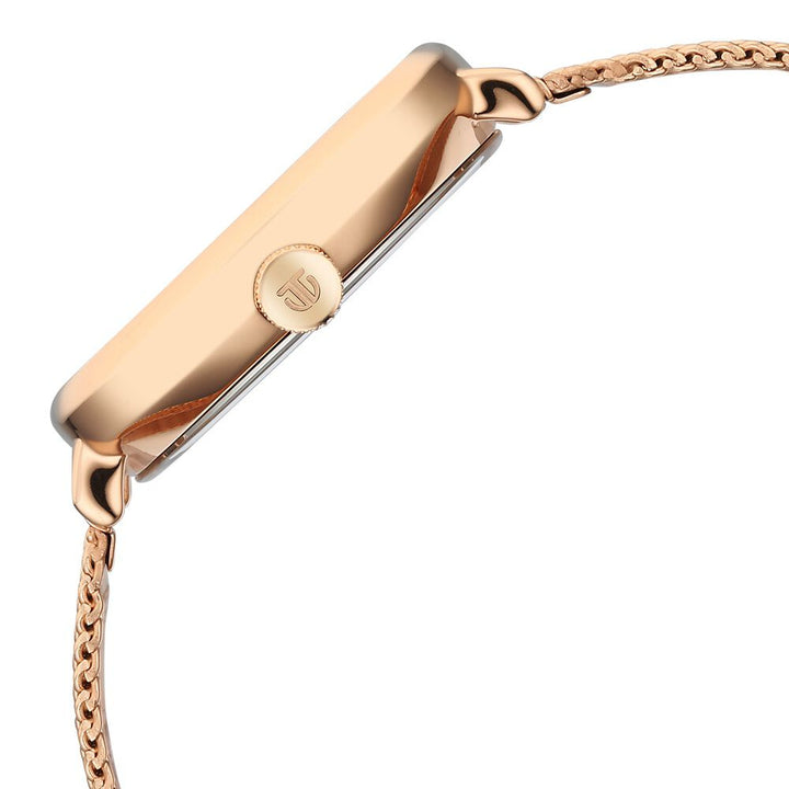 Titan Neo Curve Quartz Analog with Date Brown Dial Stainless Steel Strap Watch For Men