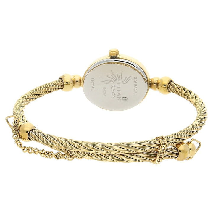 Titan Raga White Dial Analog Stainless Steel Strap watch for Women - The Watch Factory ®