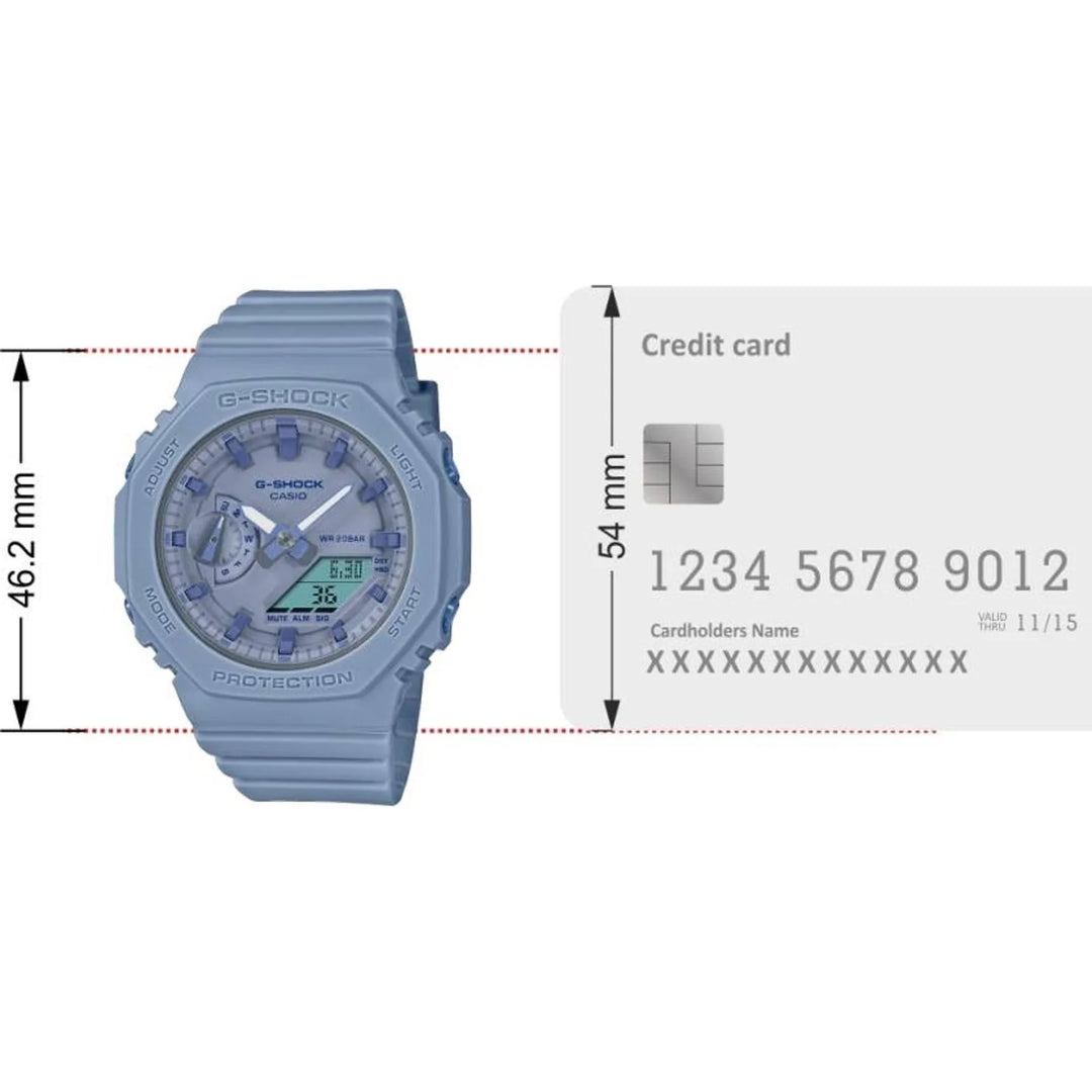 Casio G-Shock Analog-Digital Blue Dial Women's Watch (GMA-S2100BA-2A2DR)