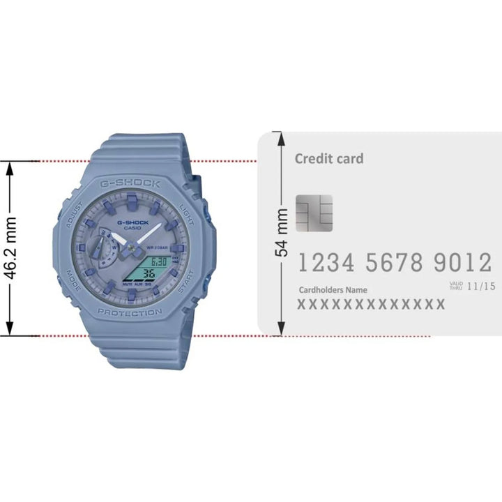 Casio G-Shock Analog-Digital Blue Dial Women's Watch (GMA-S2100BA-2A2DR)