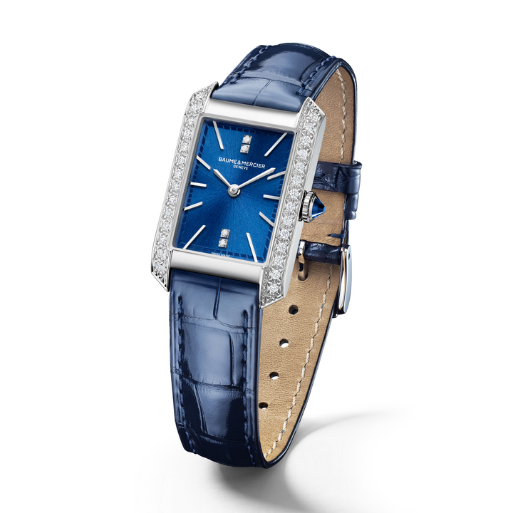 Baume &amp; Mercier Hampton 10709 Women’s Quartz Watch – Blue Dial