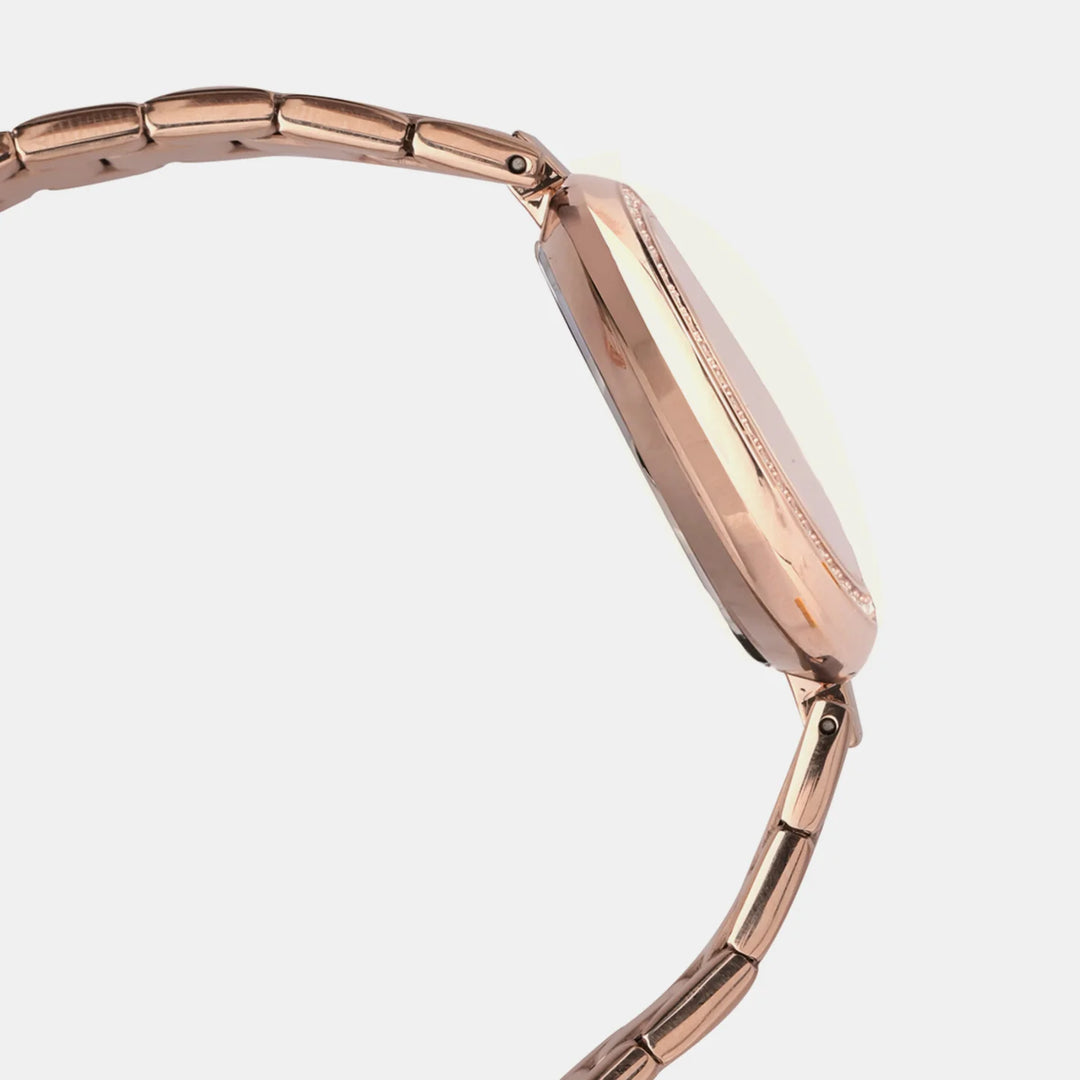 Women's Silver Analog Stainless Steel Watch