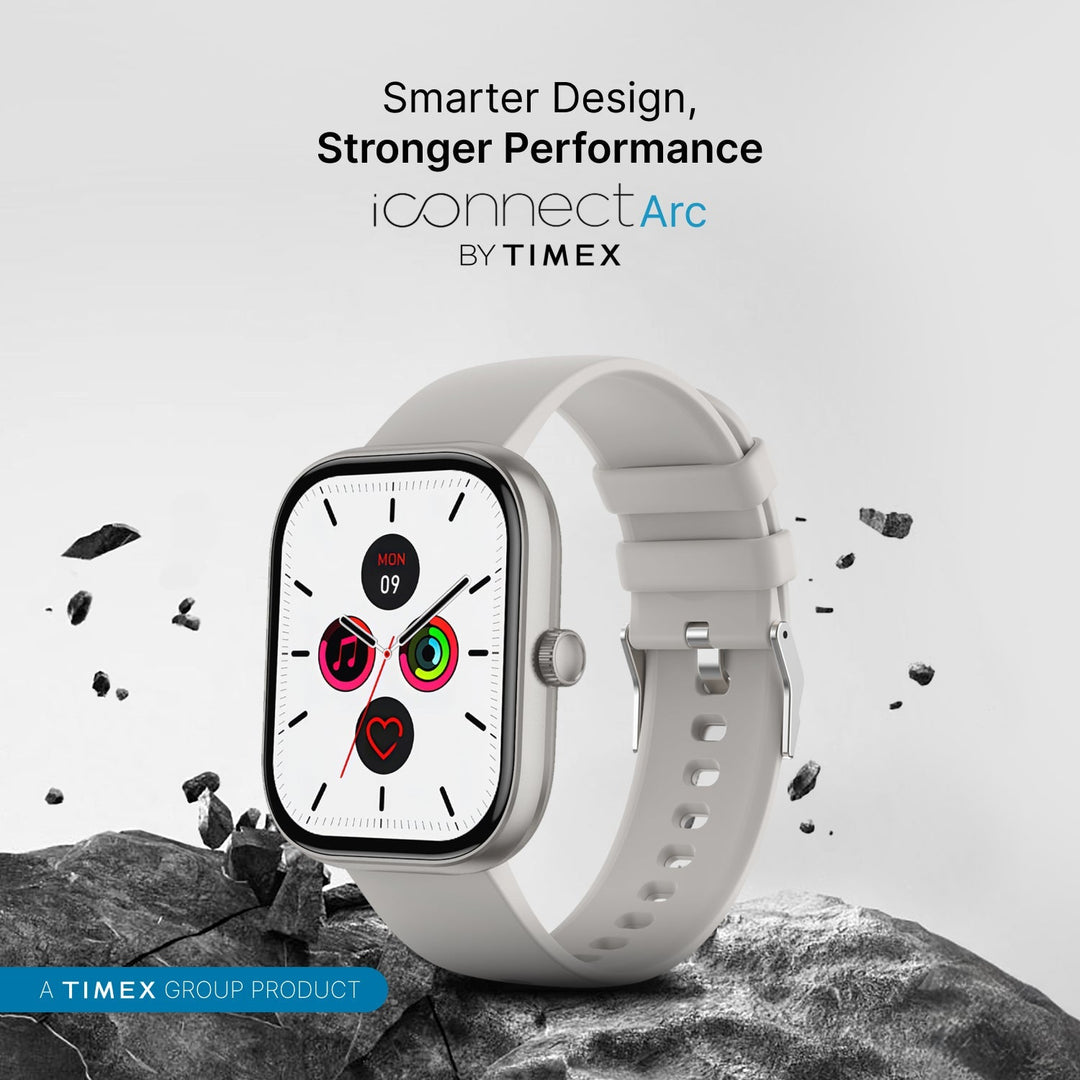Timex IConnect Arc 2.01"(5.1 Cm) Display With BT Calling Smartwatch For Unisex - TWIXW1402T
