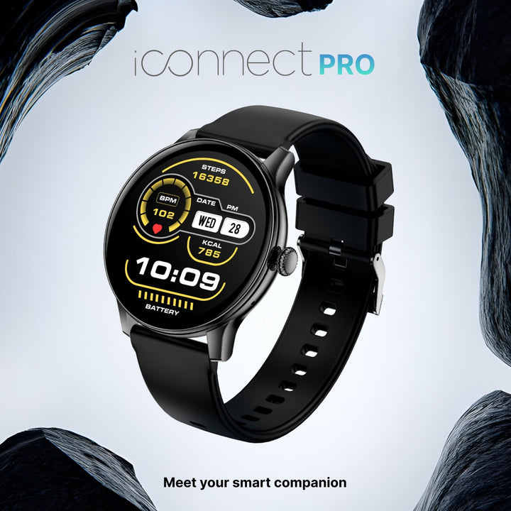 Timex iConnect Pro 1.38"(3.50 cm) Display with Functional Crown and BT Calling Smartwatch For Unisex - TWIXW1200T