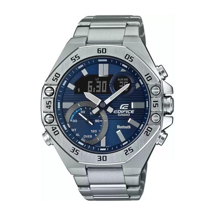 Casio Edifice Analog-Digital Blue Dial Men's Watch ED492
