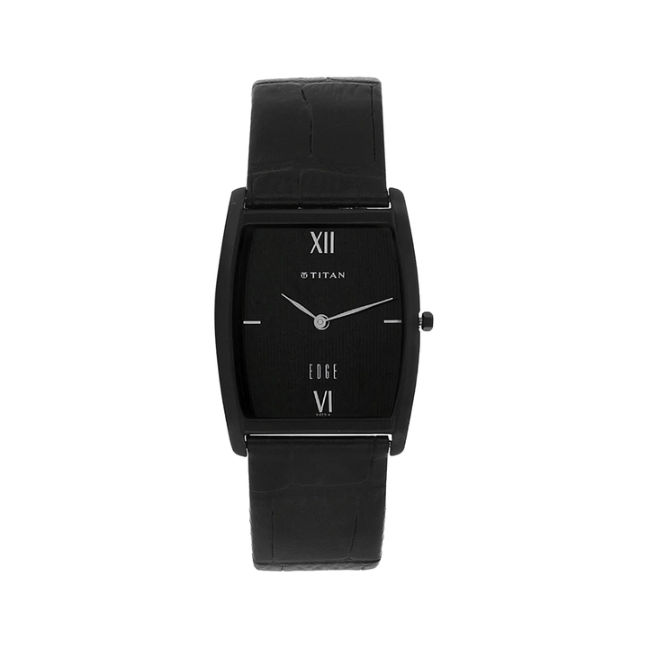 Titan Edge Analog Black Dial Men's Watch-NN1044NL01