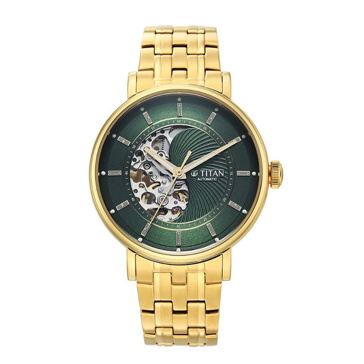 Titan 90222YM01 Silver Dial Men&