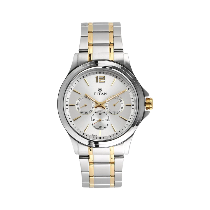 Titan Neo Analog Silver Dial Men's Watch NP1698BM01