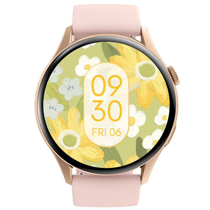 Timex FitGen 1.43" Round AMOLED Smartwatch With 466x466 Pixel Resolution|Single Sync Bluetooth Calling| Rotating Crown| Metallic Body|Always On Display|AI Voice Assist|100+ Sports Modes|200+ Watchfaces|Upto 7 Days Battery(Normal Usage) - TWTXW503T