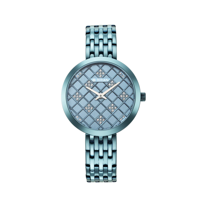 Titan 95163QM01 Purple Unending Beauty Analog Watch For Women