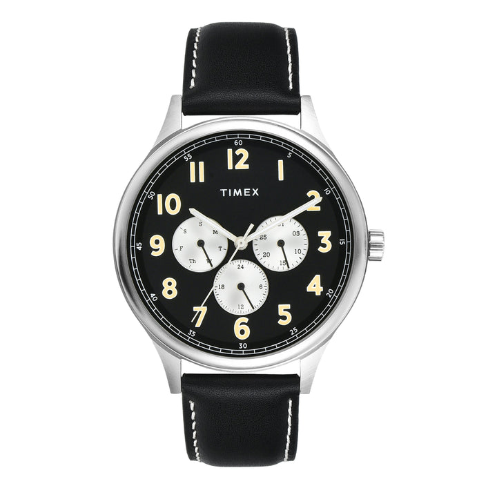 TIMEX Men Black Round Dial Analog Watch - TWEG184SMU17