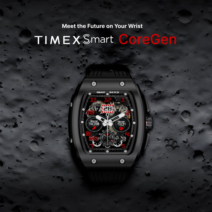 Timex Smart Coregen 1.76" (4.47 cm) Display with Functional Crown and BT Calling Smartwatch For Unisex - TWTXW900T