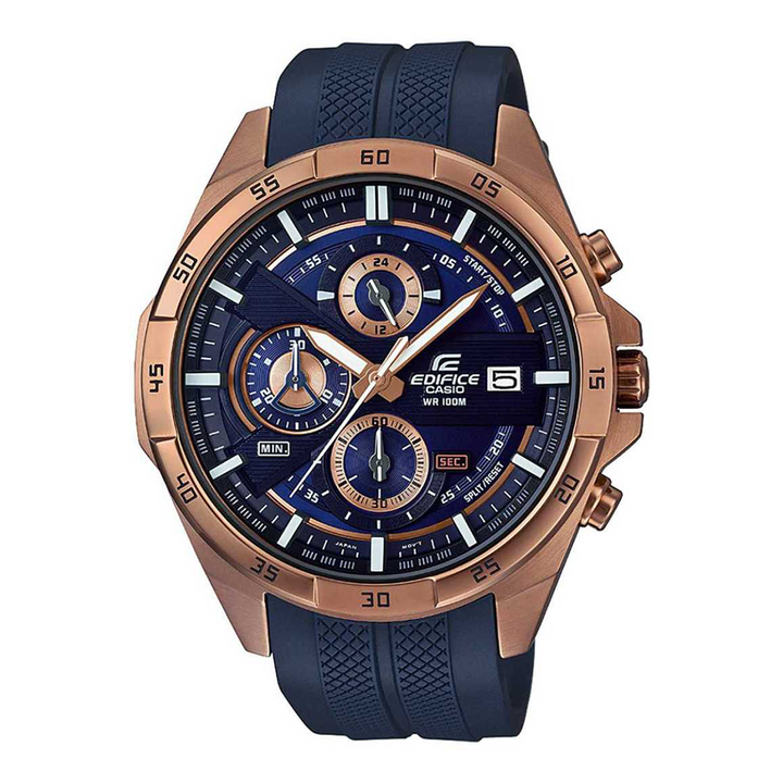Casio Edifice Analog Blue Dial Men's Watch-EFR-556PC-2AVUDF (EX386)