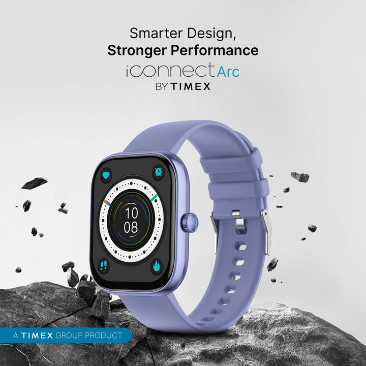 Timex IConnect Arc 2.01"(5.1 Cm) Display With BT Calling Smartwatch For Unisex - TWIXW1403T