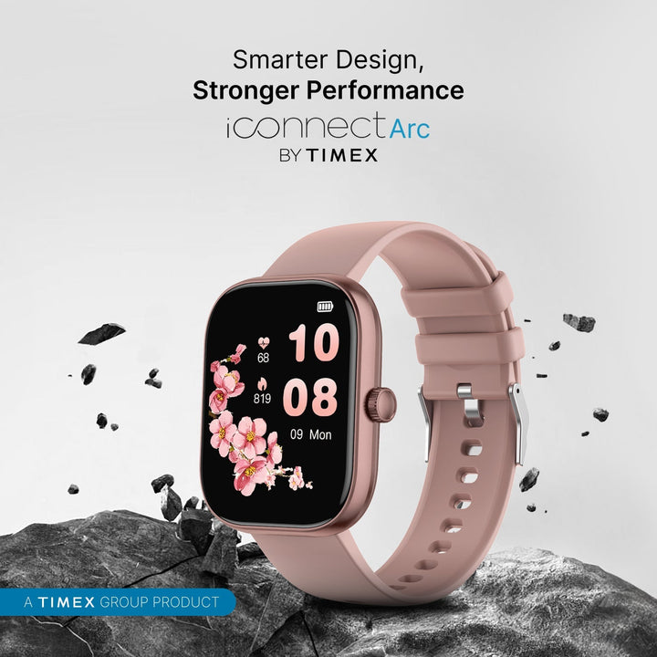 Timex IConnect Arc 2.01"(5.1 Cm) Display With BT Calling Smartwatch For Unisex - TWIXW1401T