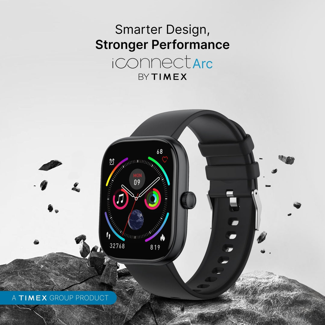 Timex IConnect Arc 2.01"(5.1 Cm) Display With BT Calling Smartwatch For Unisex - TWIXW1400T