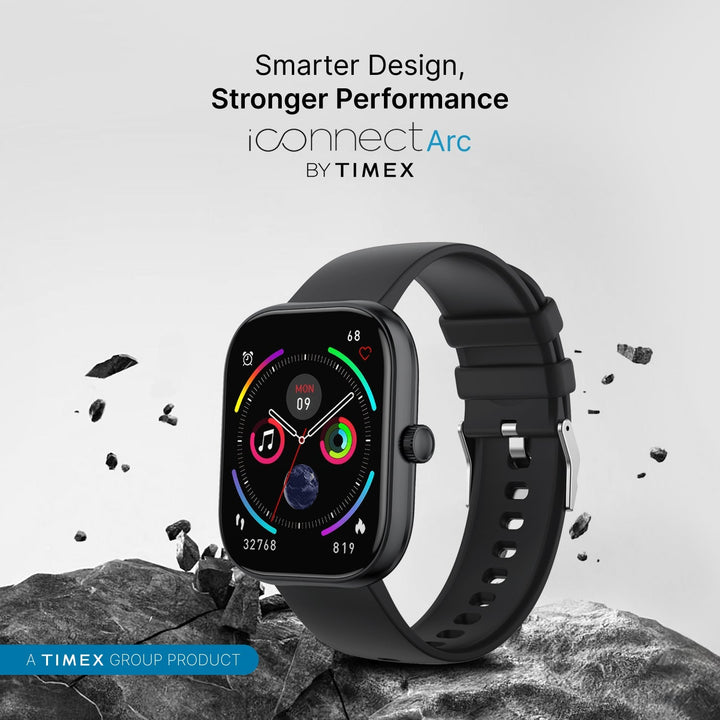 Timex IConnect Arc 2.01"(5.1 Cm) Display With BT Calling Smartwatch For Unisex - TWIXW1400T