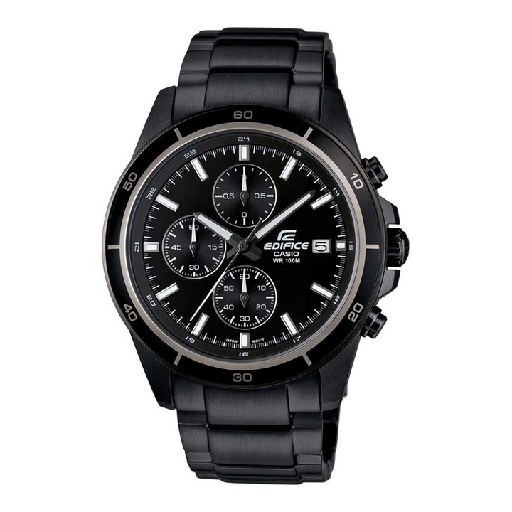 Casio Edifice Chronograph Black Dial Men's Watch-EFR-526BK-1A1VUDF (EX206)