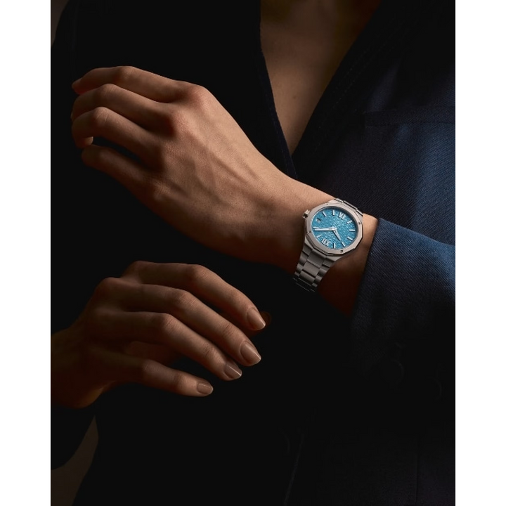 Baume &amp; Mercier RIVIERA10811 Ladies Quartz Watch Blue Dial