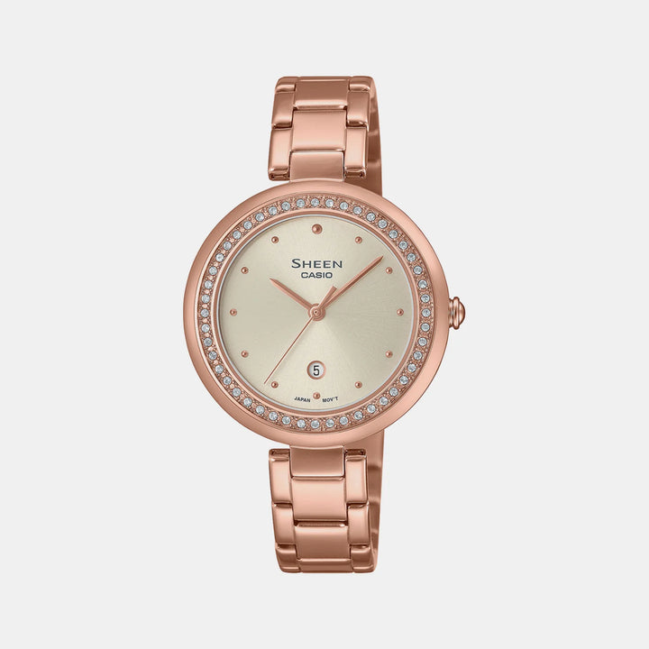 Women's Silver Analog Stainless Steel Watch