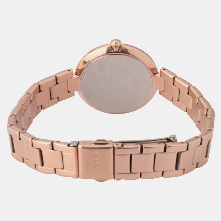 Women's Silver Analog Stainless Steel Watch