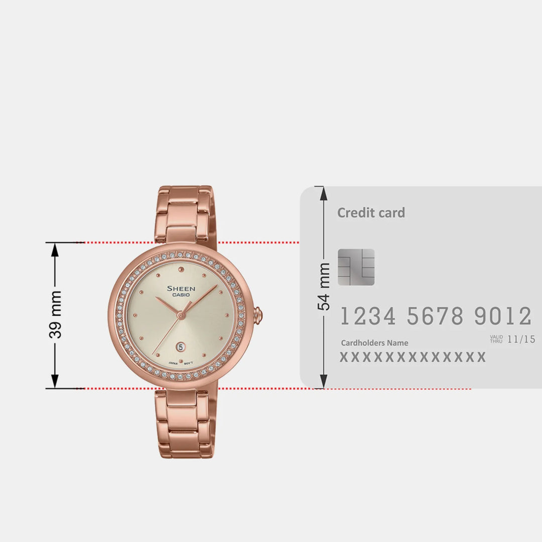 Women's Silver Analog Stainless Steel Watch