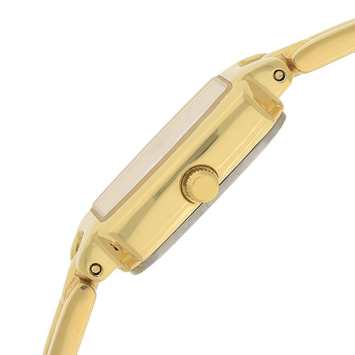 Titan Quartz Analog Champagne Dial Stainless Steel Strap Watch for Women - The Watch Factory ®