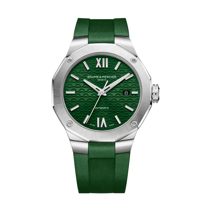 Baume &amp; Mercier Riviera 10618 Green Automatic 42MM Men&