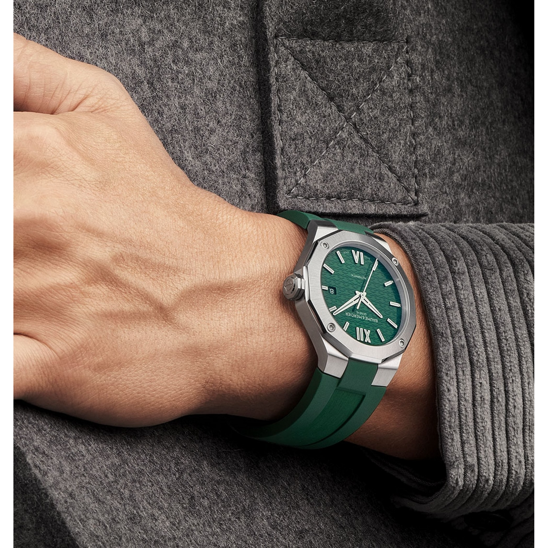 Baume &amp; Mercier Riviera 10618 Green Automatic 42MM Men&