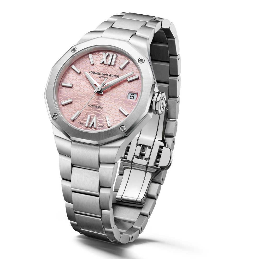 Baume &amp; Mercier Riviera 10675 Pink Dial Automatic Ladies&