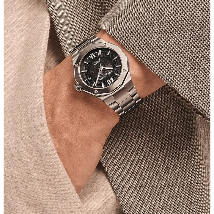 Baume Mercier Riviera 10702 Automatic 42MM Grey Dial Watch