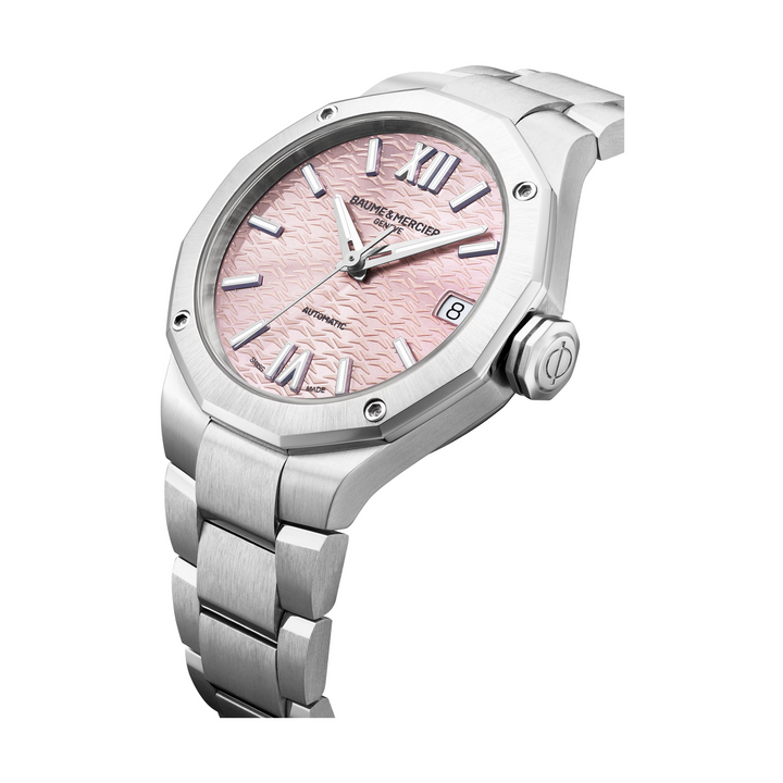Baume &amp; Mercier Riviera 10675 Pink Dial Automatic Ladies&