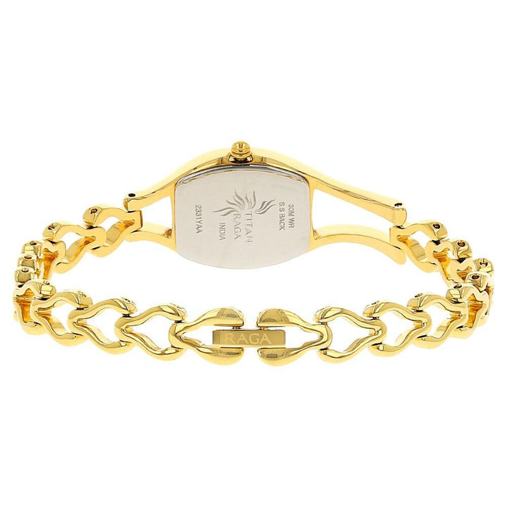 Titan Raga Champagne Dial Women Watch With Metal Strap - The Watch Factory ®