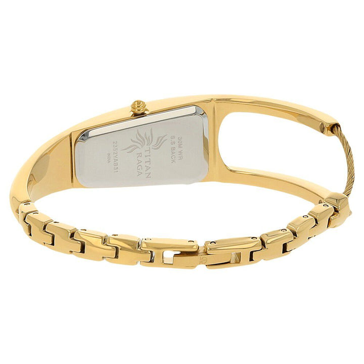 Titan Raga Silver Dial Analog Bimetal Strap watch for Women NS2352YM01