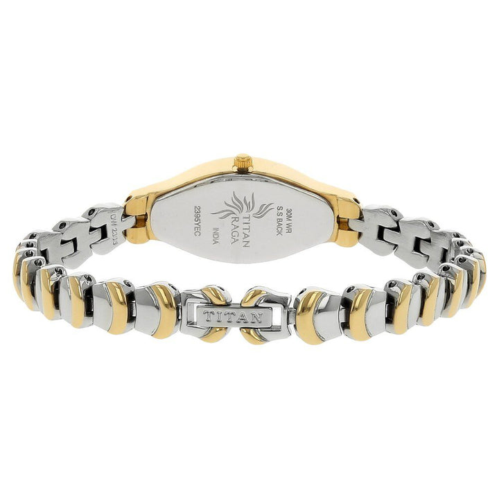 Titan Raga White Dial Women Watch With Metal Strap NS2395BM01