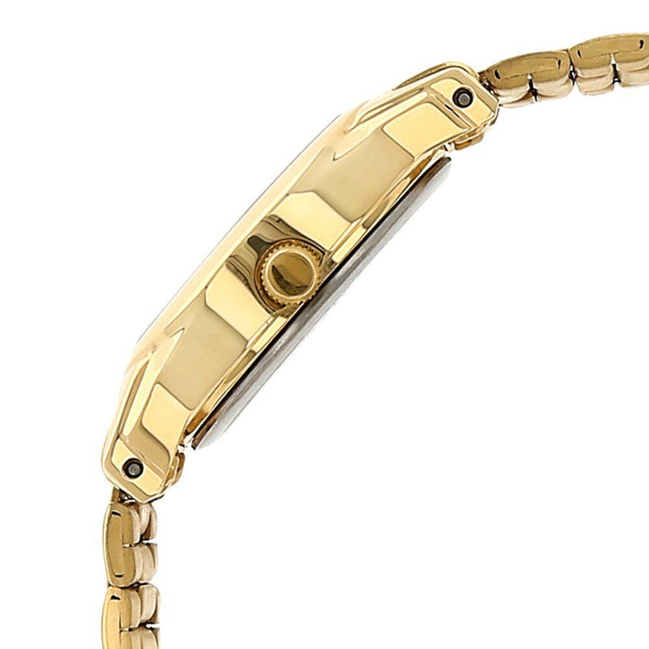 Titan Quartz Analog White Dial Stainless Steel Strap Watch for Women NS2401YM01