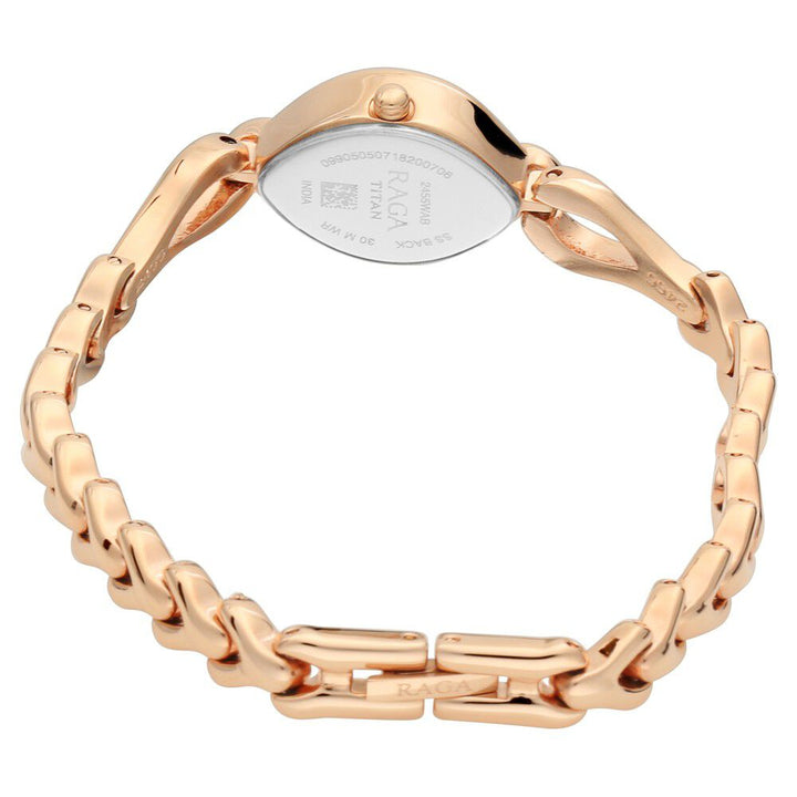 Titan Quartz Analog Silver Dial Metal Strap Watch for Women - The Watch Factory ®