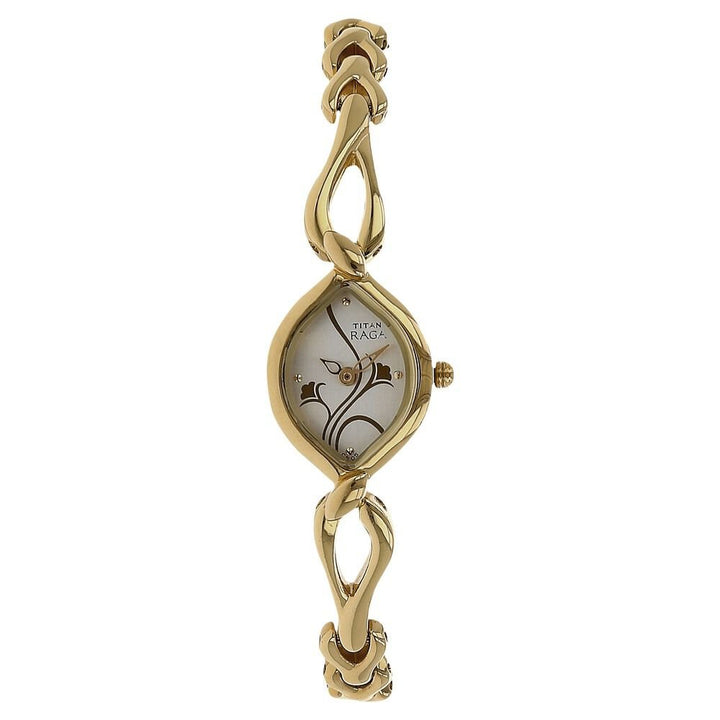 Titan Raga Flora Silver Dial Analog Metal Strap watch for Women - The Watch Factory ®