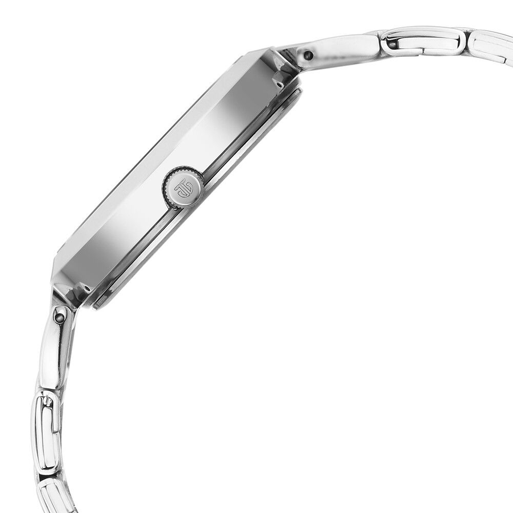 Titan Workwear Quartz Analog Black Dial Silver Stainless Steel Strap Watch for Women - The Watch Factory ®